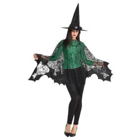 Enchanted web poncho for adults