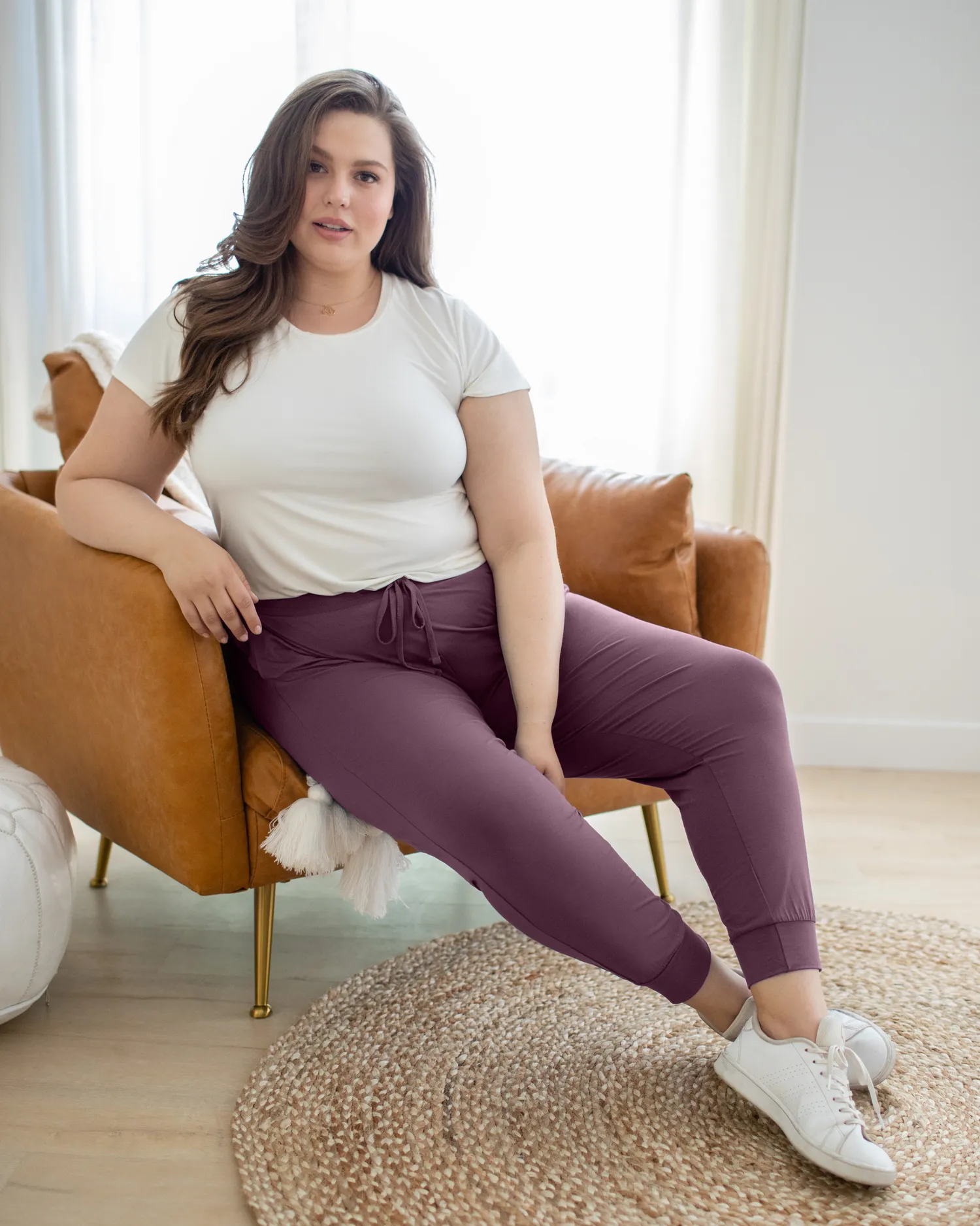 Everyday Lounge Jogger | Burgundy Plum