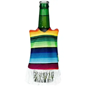 Fiesta Mexican Poncho Bottle Outfit Decoration