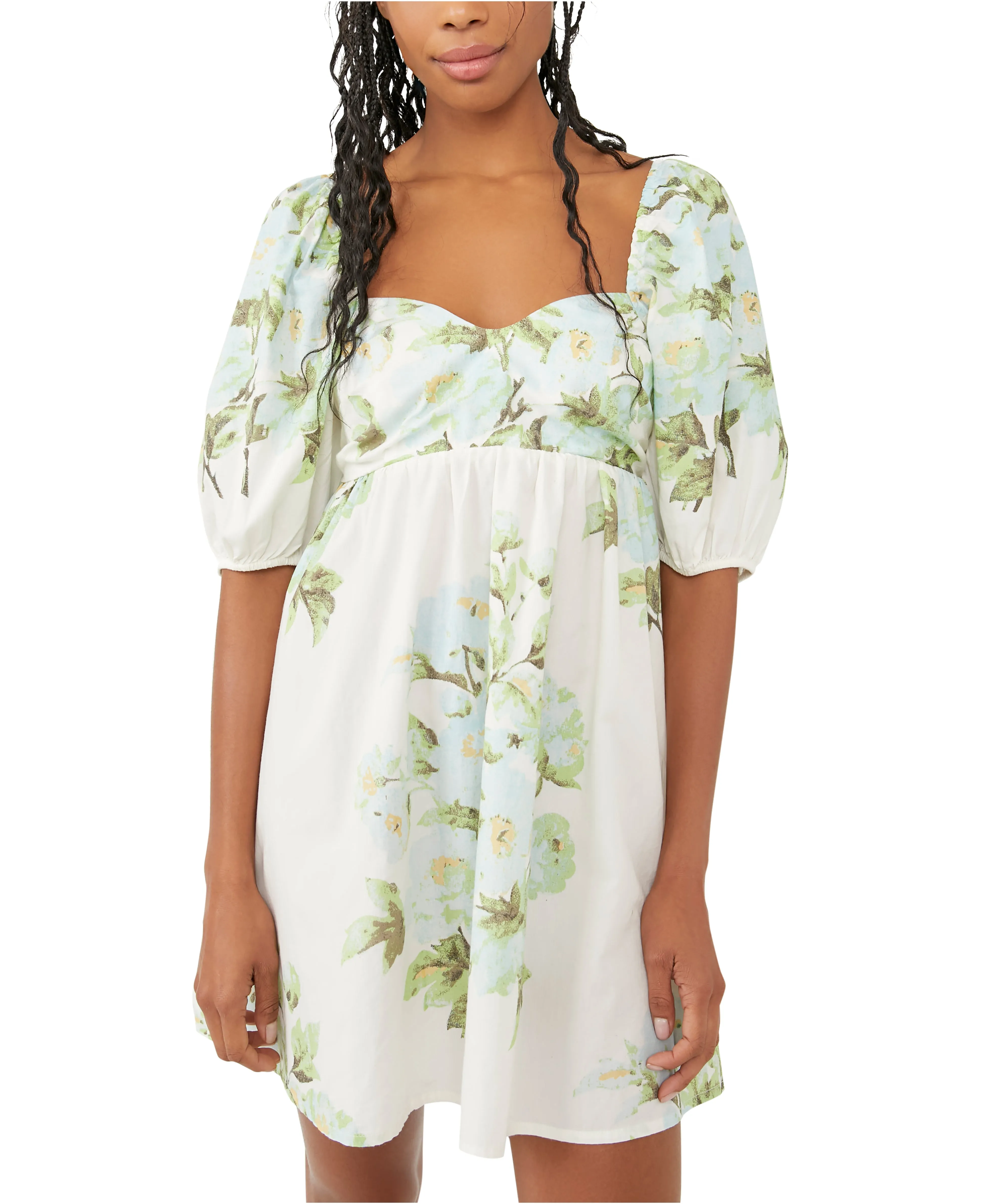 Free People Peony Babydoll Antique Combo Dress