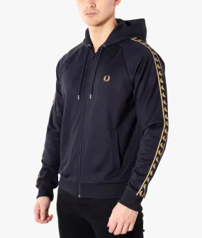 Gold Tape Hooded Track Jacket