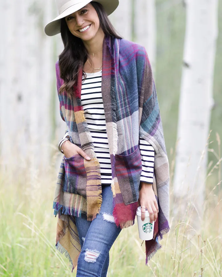 Grace & Lace Pocket Poncho/Scarf