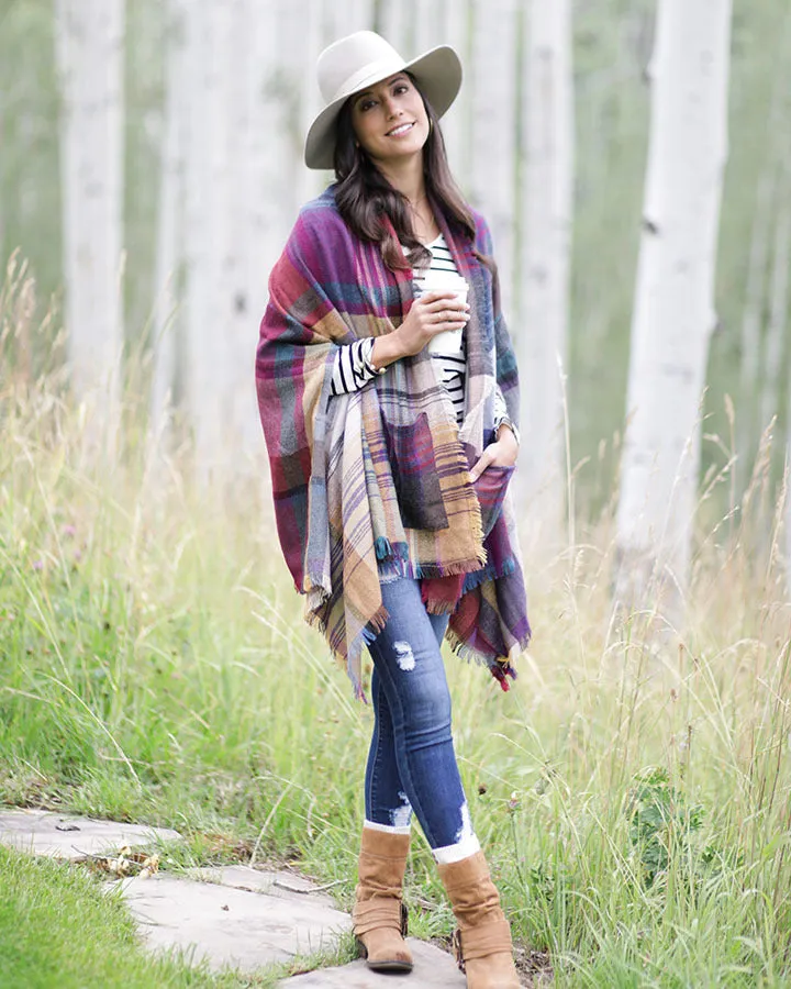 Grace & Lace Pocket Poncho/Scarf