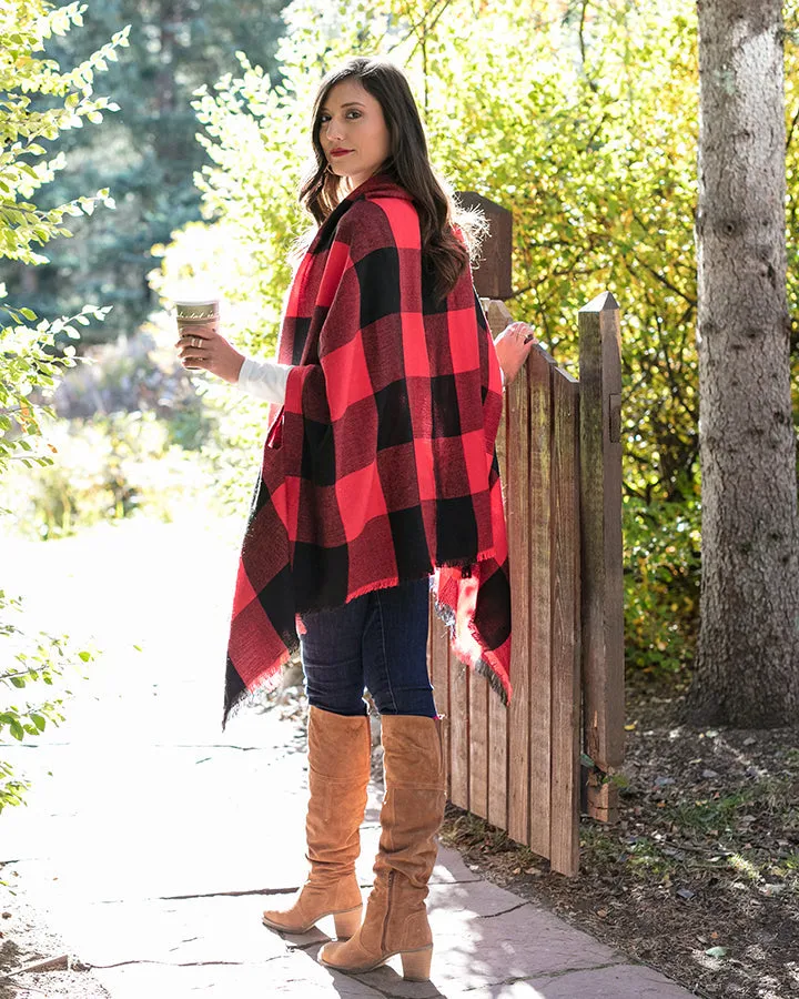 Grace & Lace Pocket Poncho/Scarf