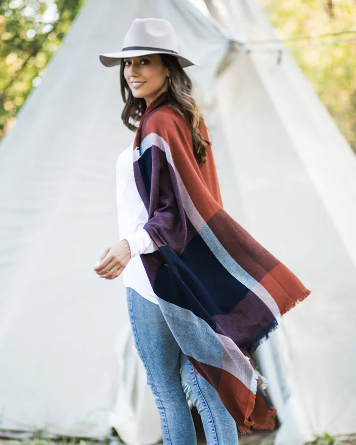 Grace & Lace Pocket Poncho/Scarf