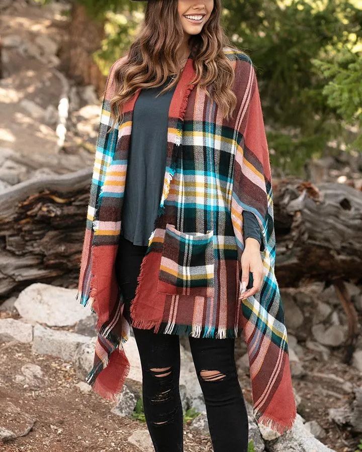 Grace & Lace Pocket Poncho/Scarf