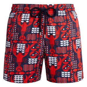 'Graphic Lobster' Moorise Swim Shorts