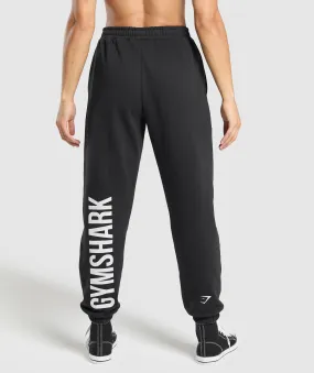 Gymshark Training Department Graphic Oversized Joggers - Black