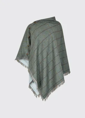 Hazelwood Tweed Poncho - Sorrel