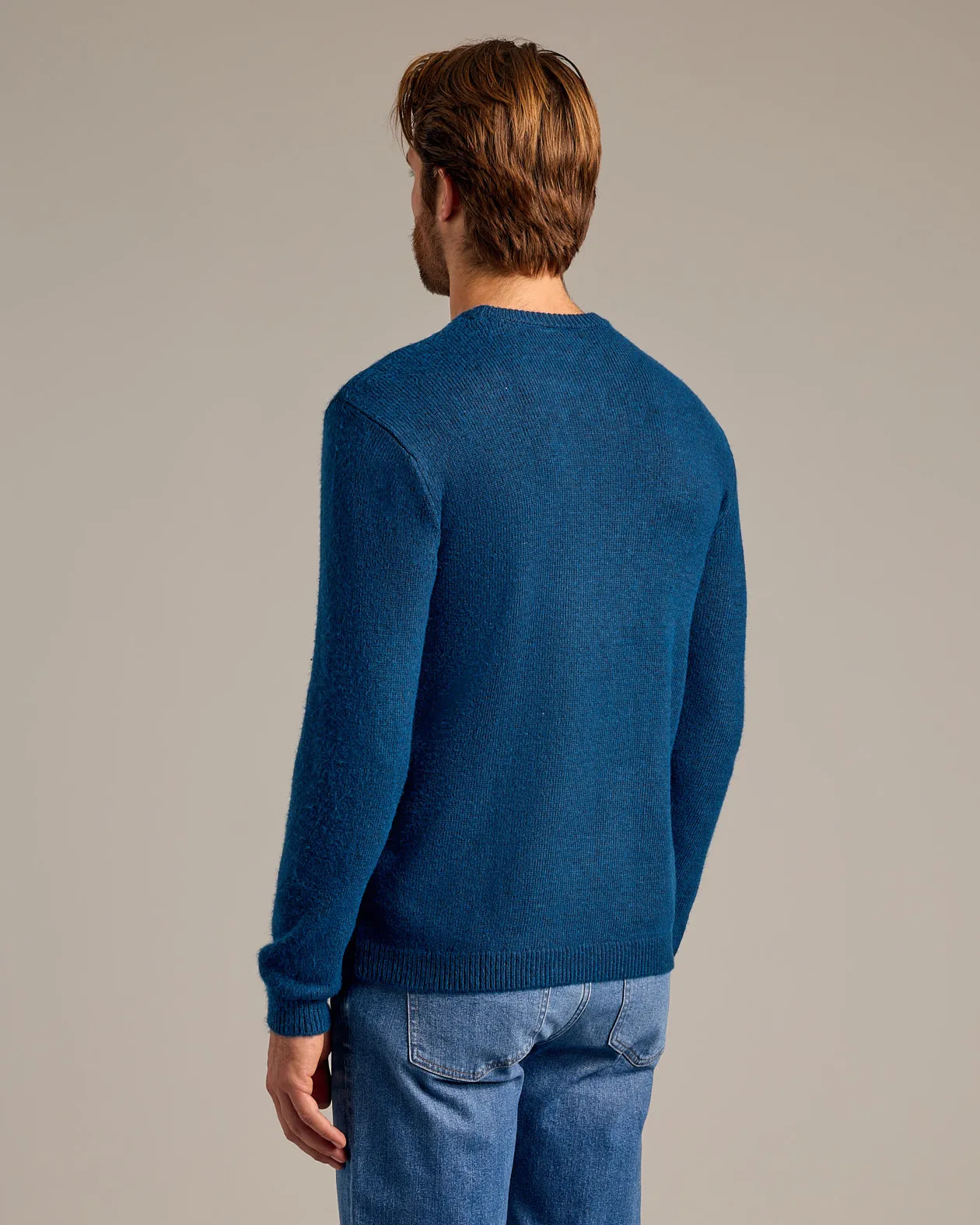 Heather Fiord Marled Crew Neck Sweater