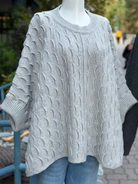 Irish - Ripple Poncho - Feather