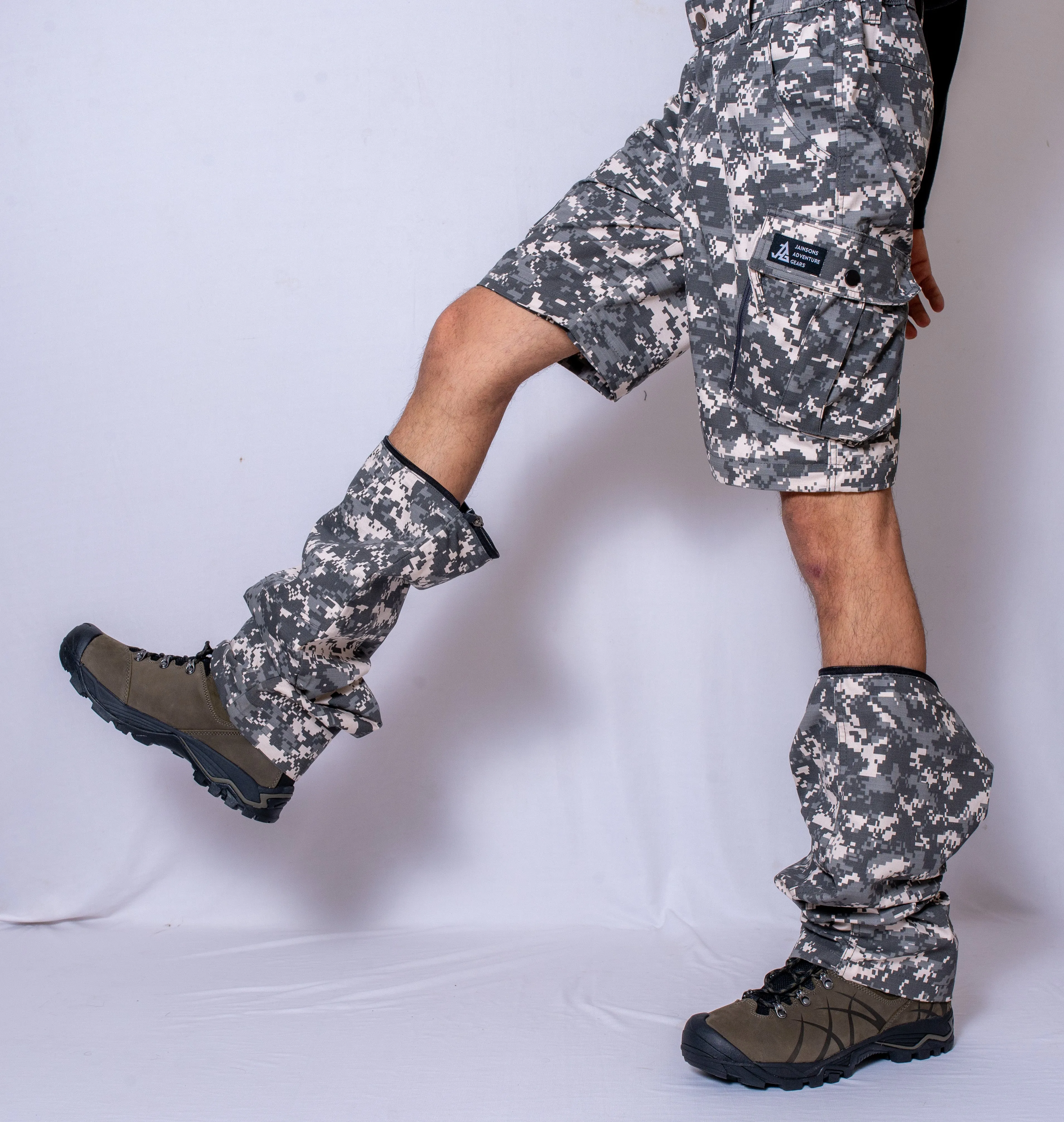 JAG Combat Infantry Military Cargo Pants | Trekking, Hiking & Travel Pants | Digi Camo | Convertible Cargo Pants