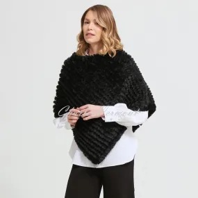 Joseph Ribkoff Faux Fur Poncho – Style 213960