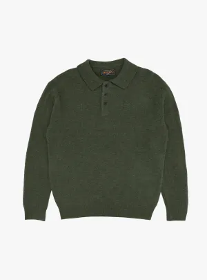 Knit Polo 9G Green