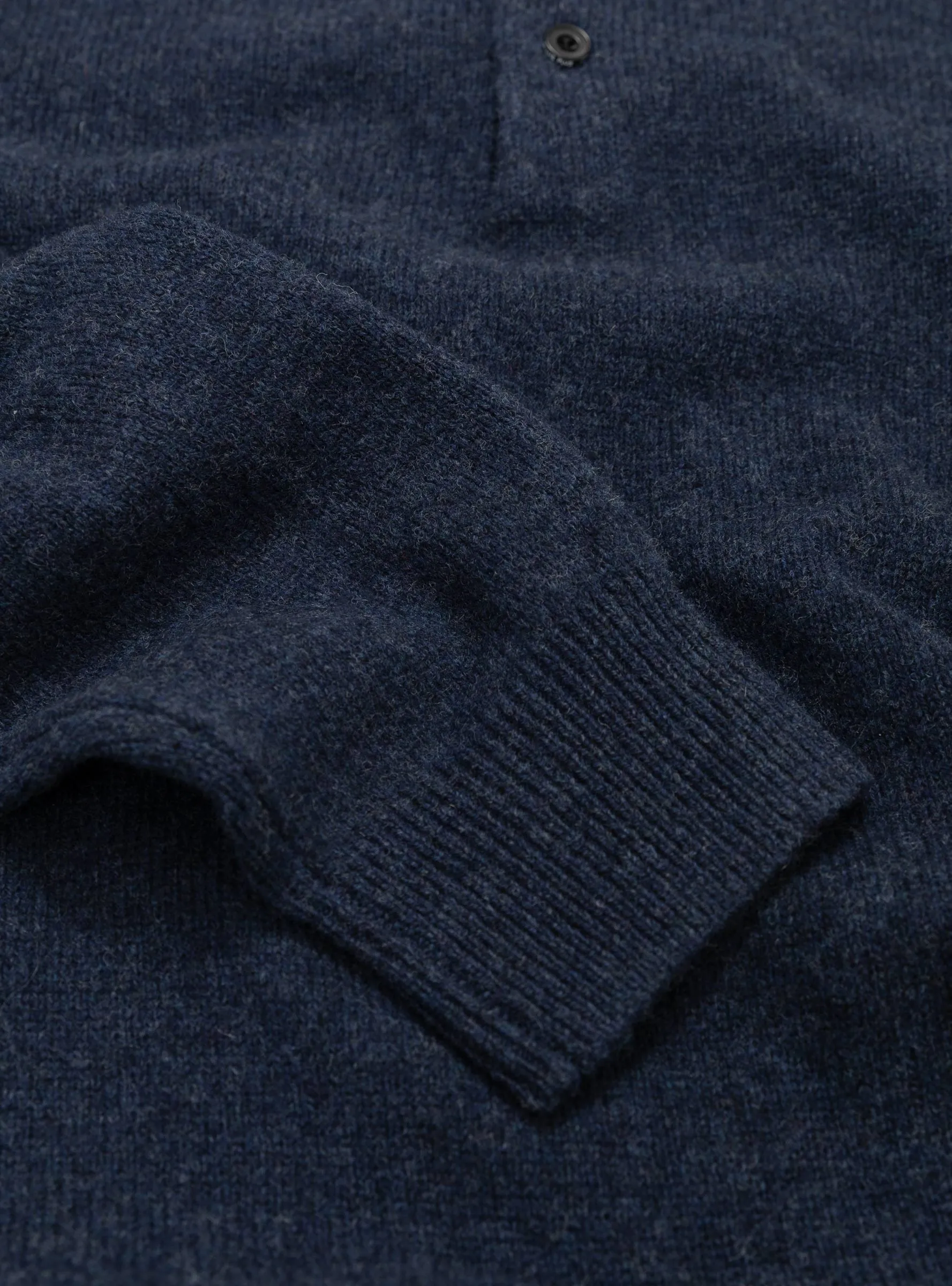 Knit Polo 9G Navy