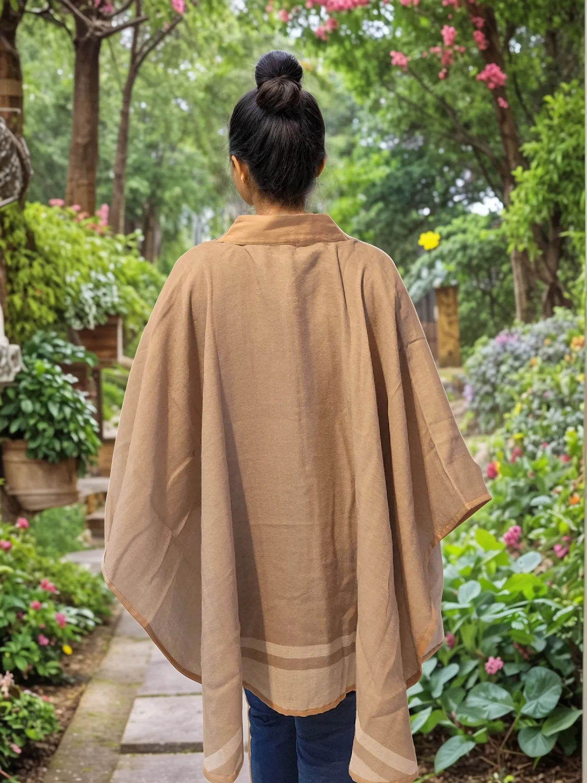 Lily Wool blend Poncho