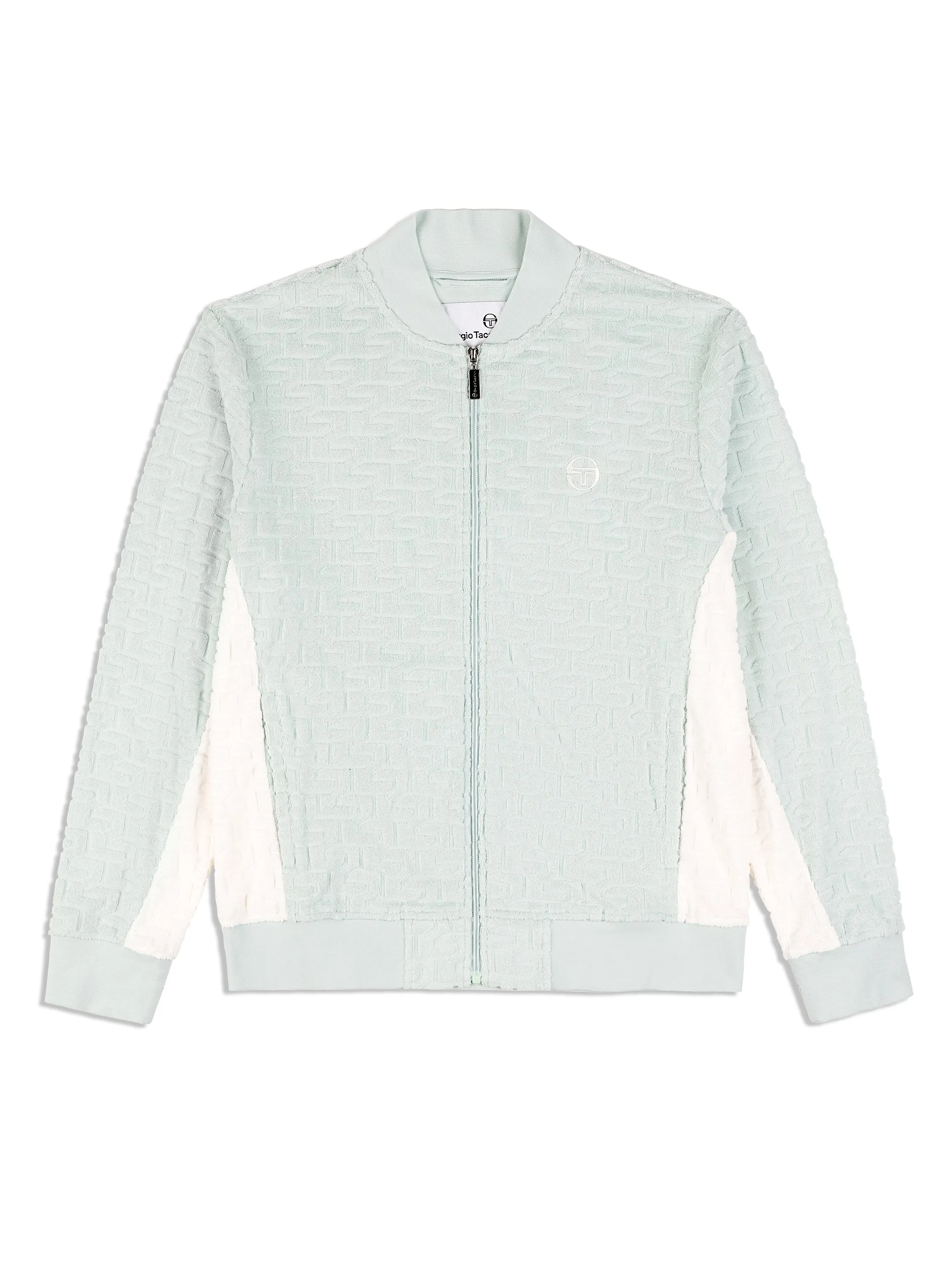 Livata Monogram Track Jacket- Surf Spray