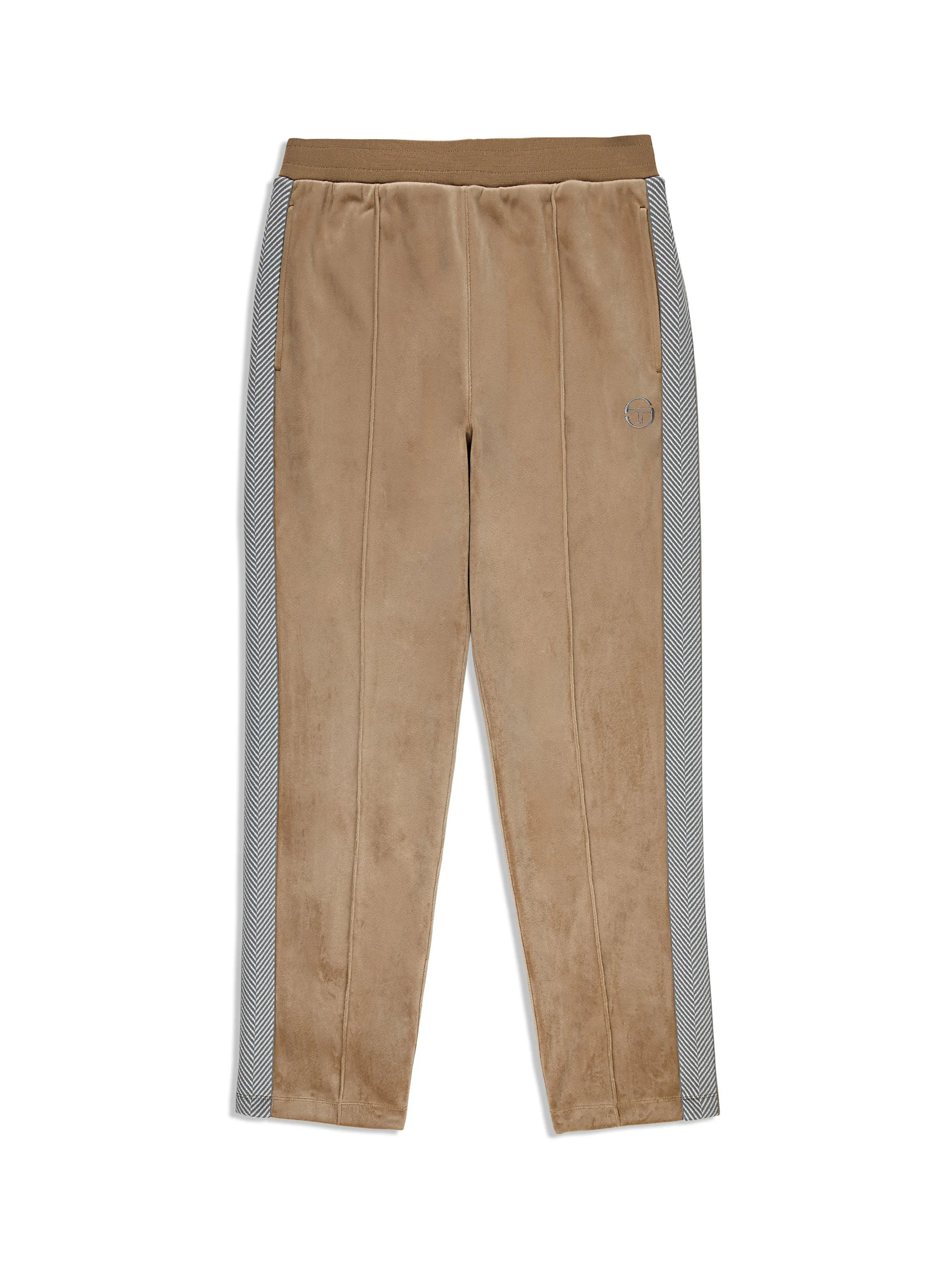 Maglia Velour Track Pant- Humus