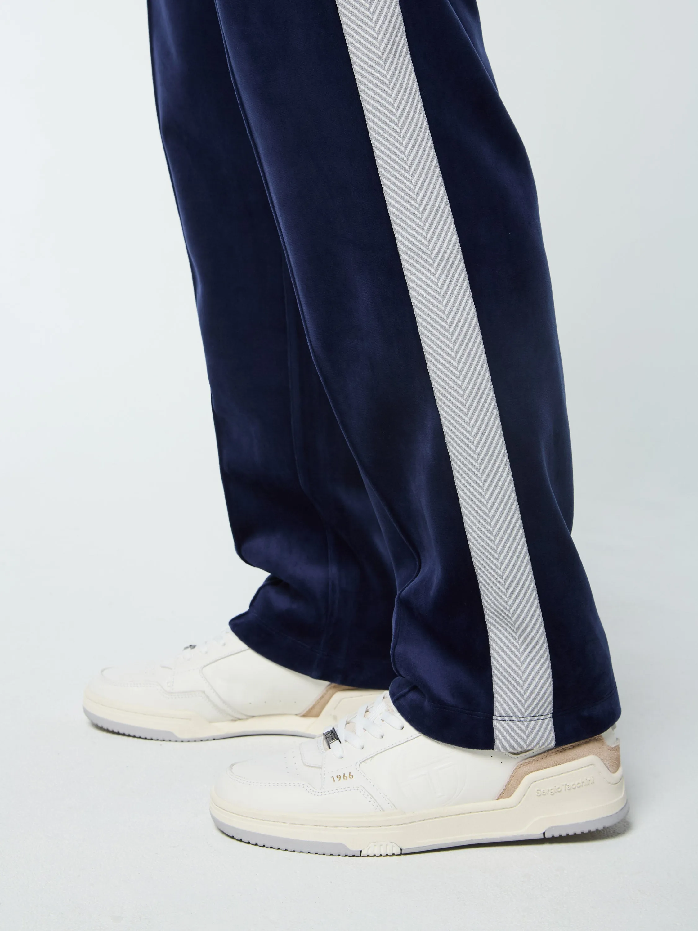 Maglia Velour Track Pant- Maritime Blue