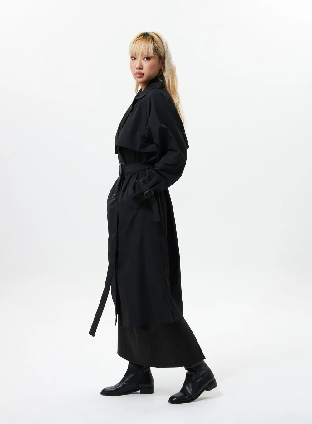 Maxi Trench Coat IS319