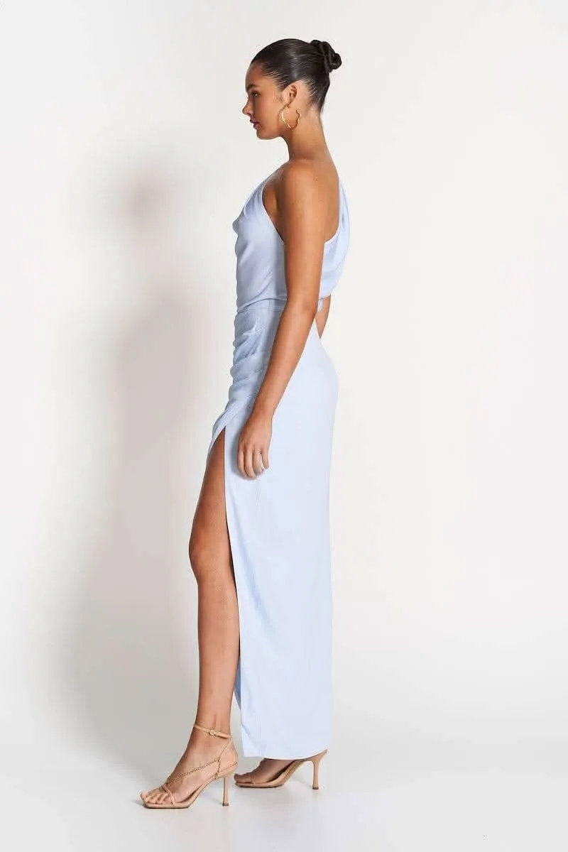 May Draped One Shoulder Gown