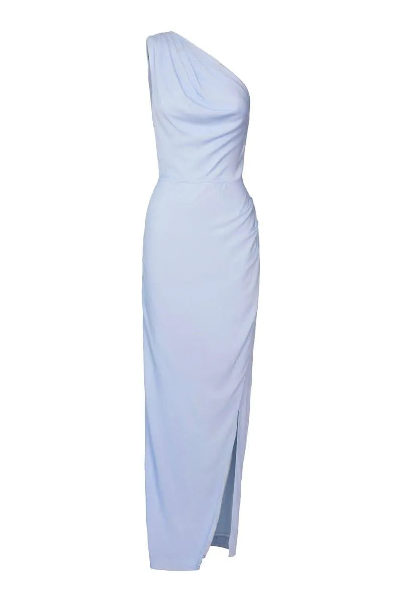 May Draped One Shoulder Gown