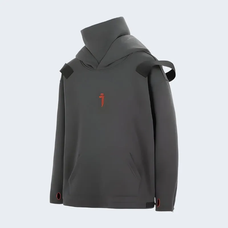 Men's High Neck Hoodie