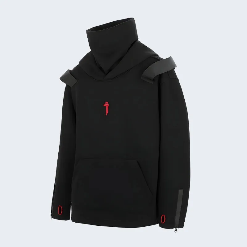 Men's High Neck Hoodie