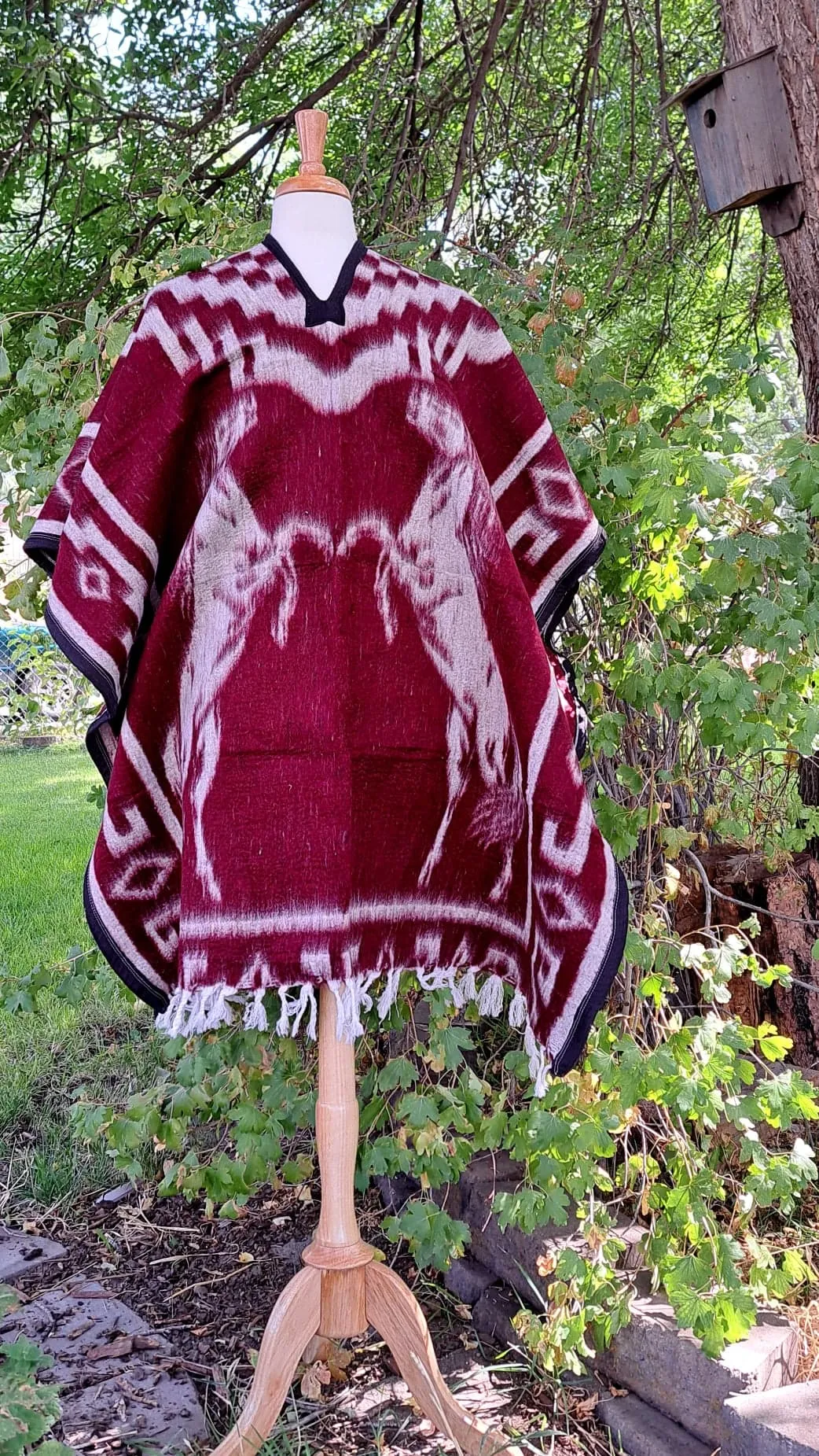 Mexican Warm Poncho-Gaban