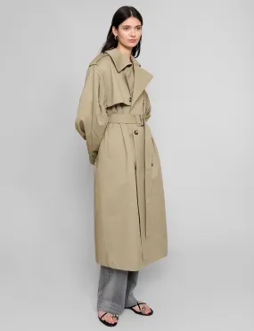 Oversized Padded Trench Coat