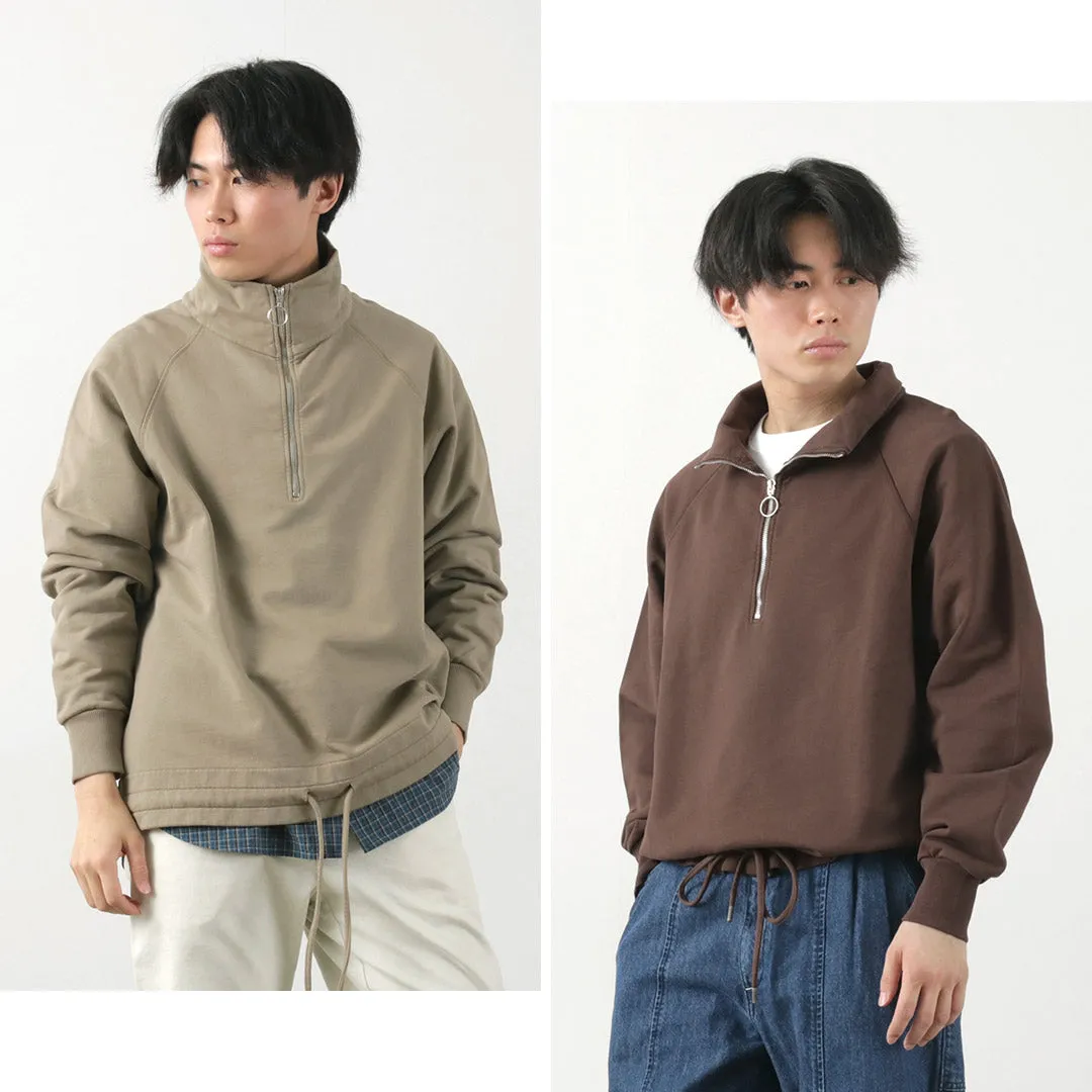 PARAGES / Battle Half Zip Sweatshirt