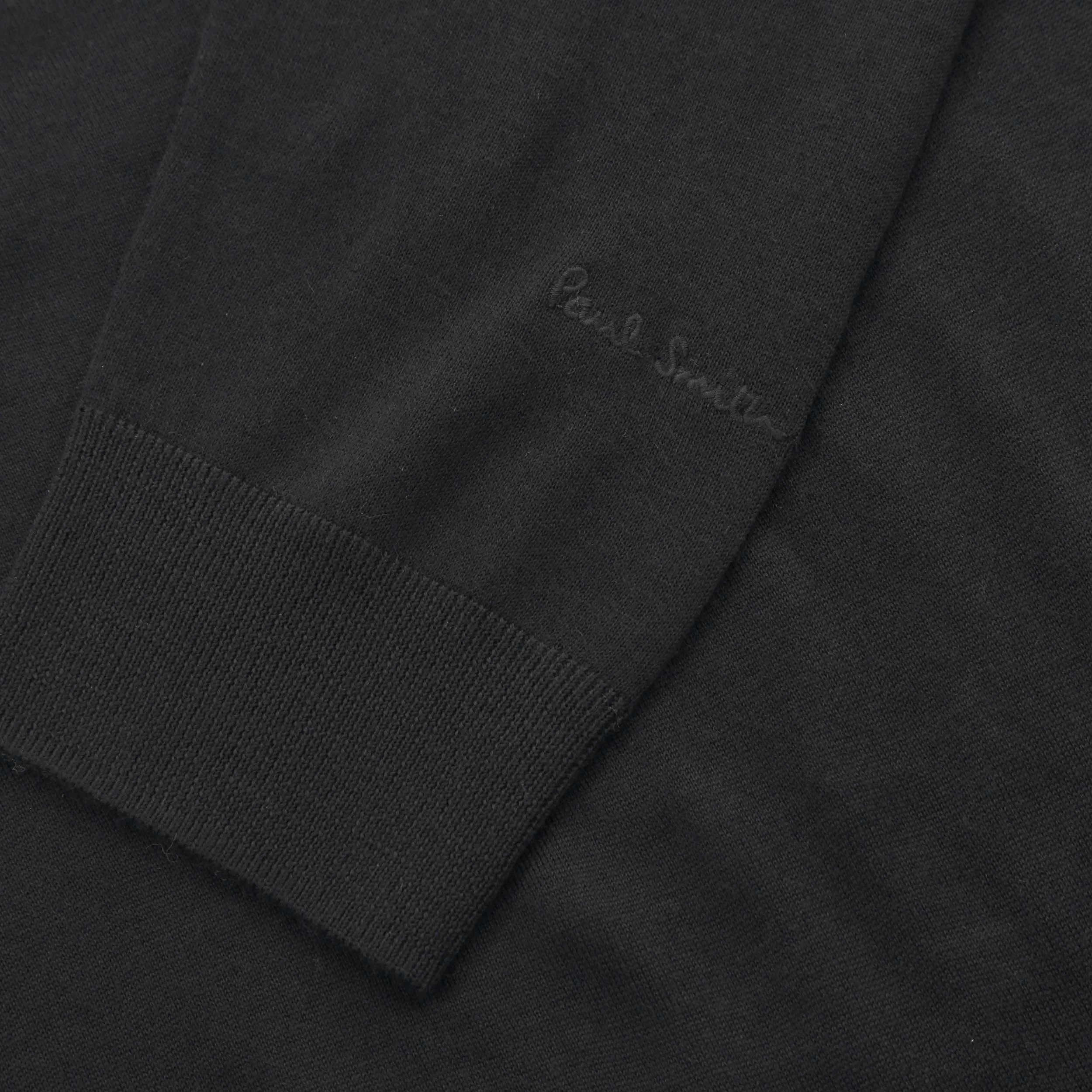 Paul Smith Sweater LS Polo in Black