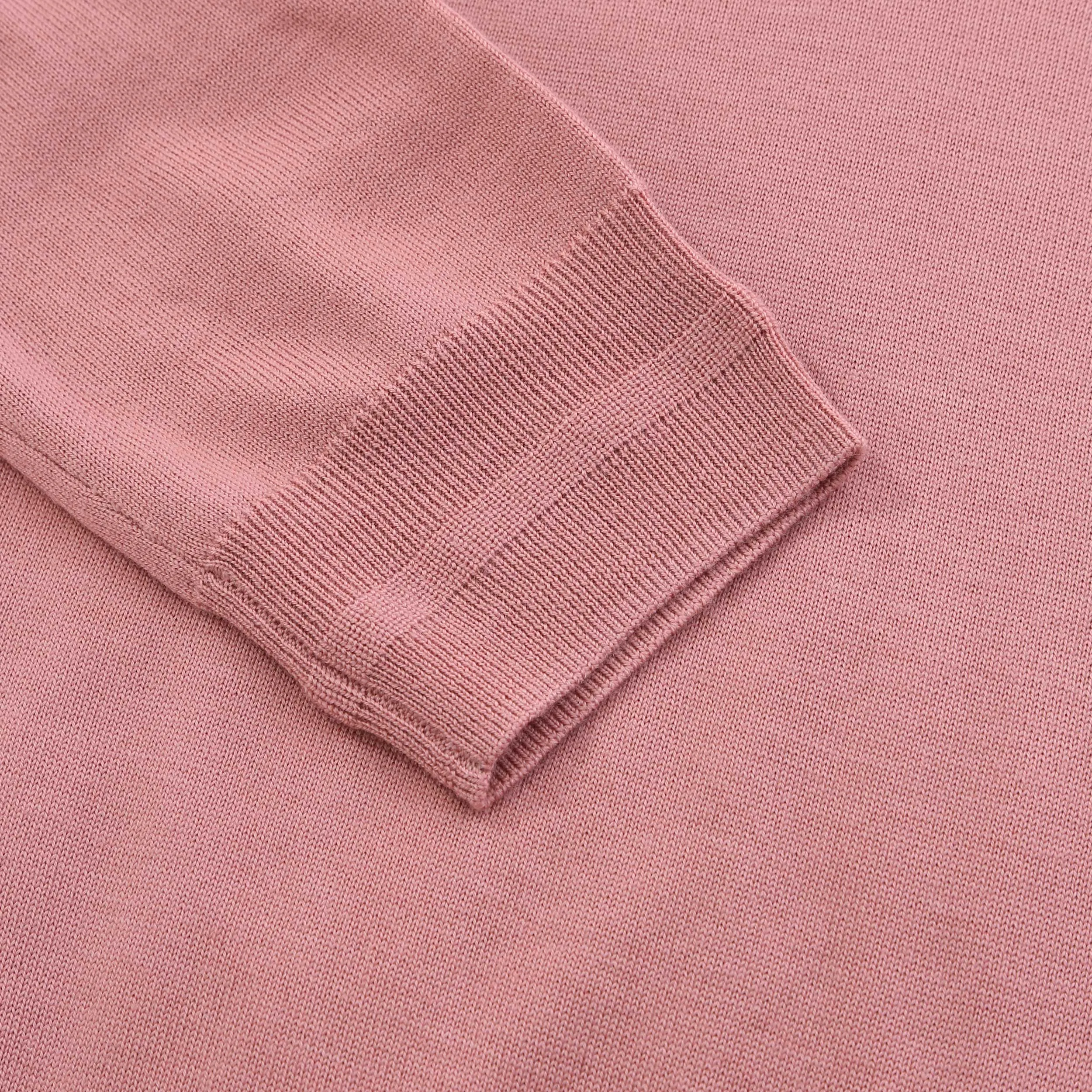 Paul Smith Sweater LS Polo in Powder Pink