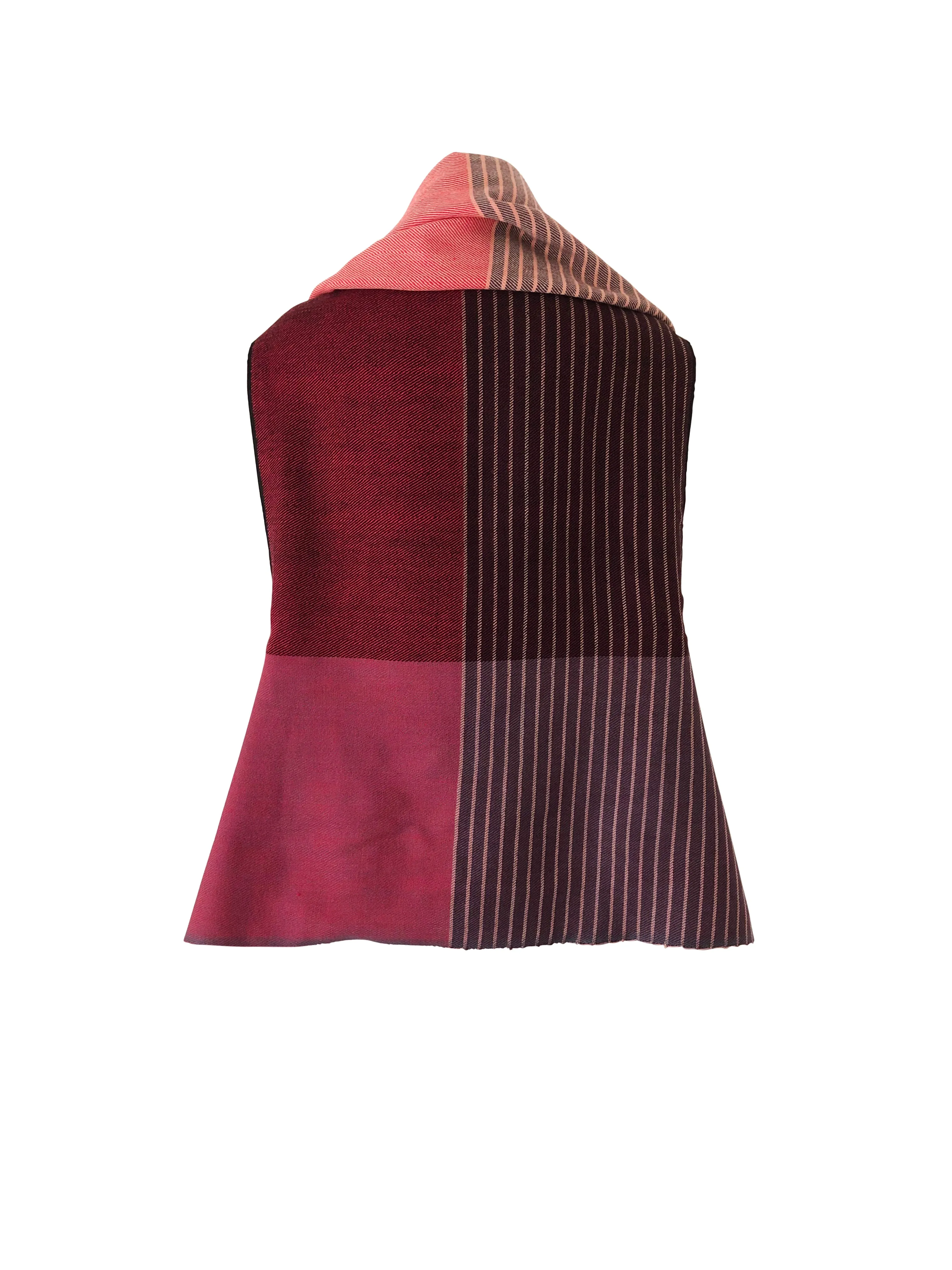 PETITE Light Wool Cape Fusion Red