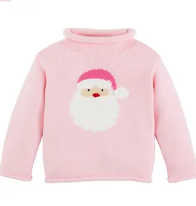 Pink Santa Rollneck Sweater