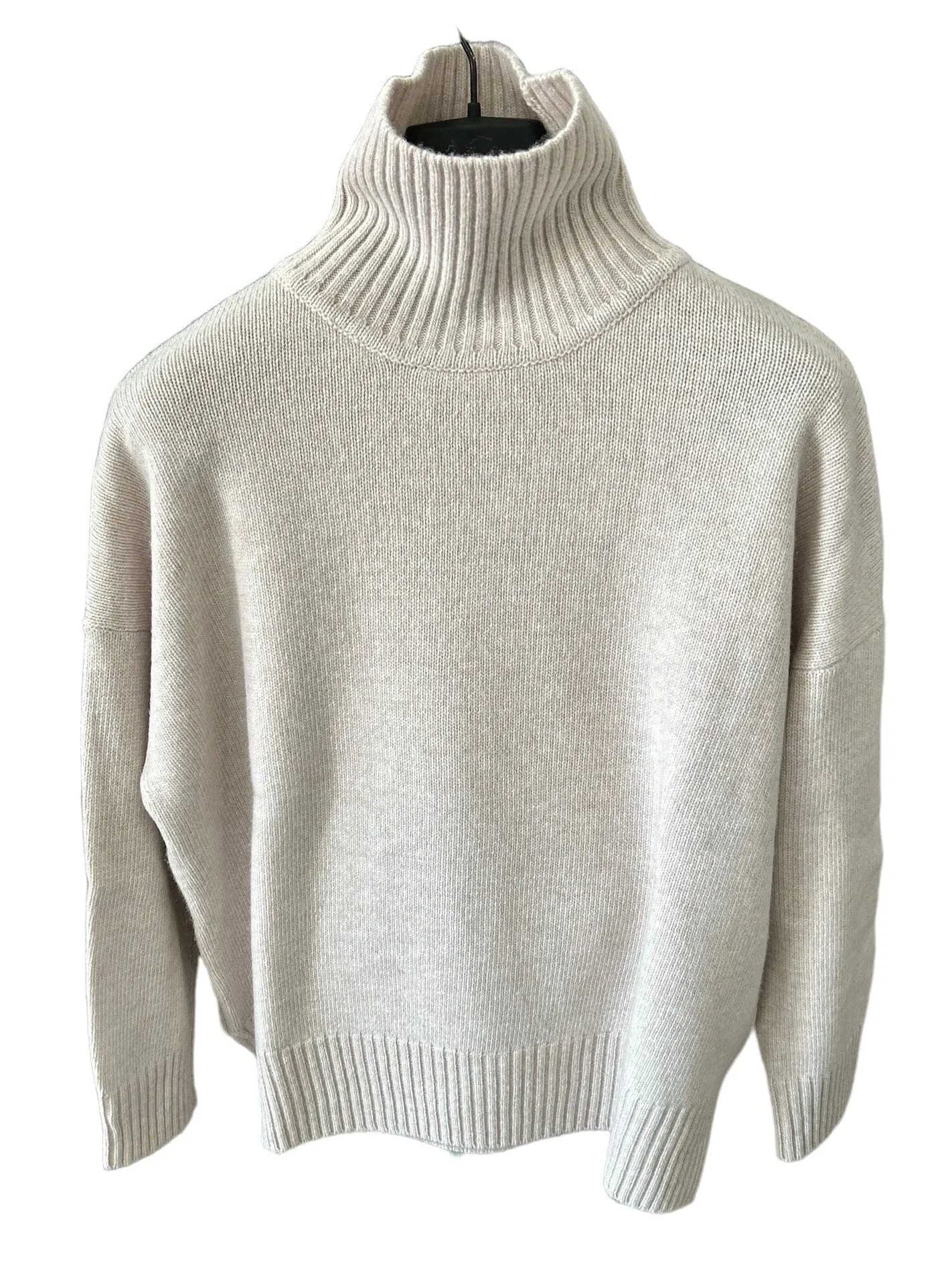 Pisa Turtleneck Sweater Cream Wool & Cashmere