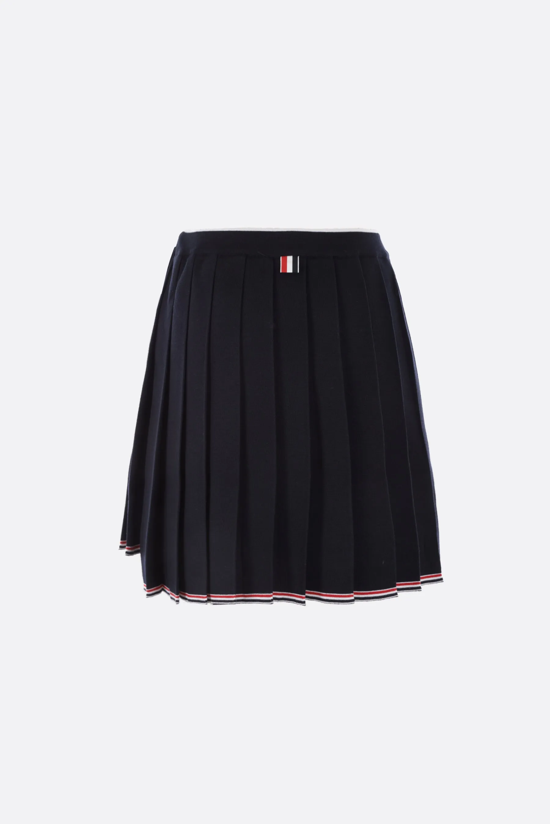 Pleated Knit Skirt