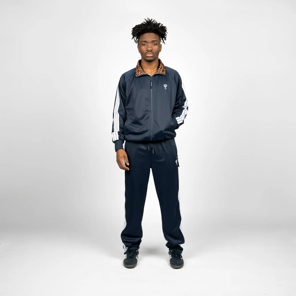 Politics Track Jacket - Navy/White