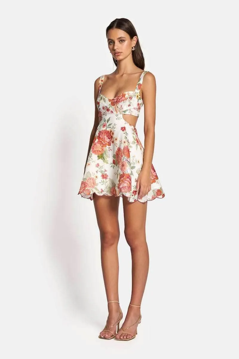 Posy Cut Out Mini Dress