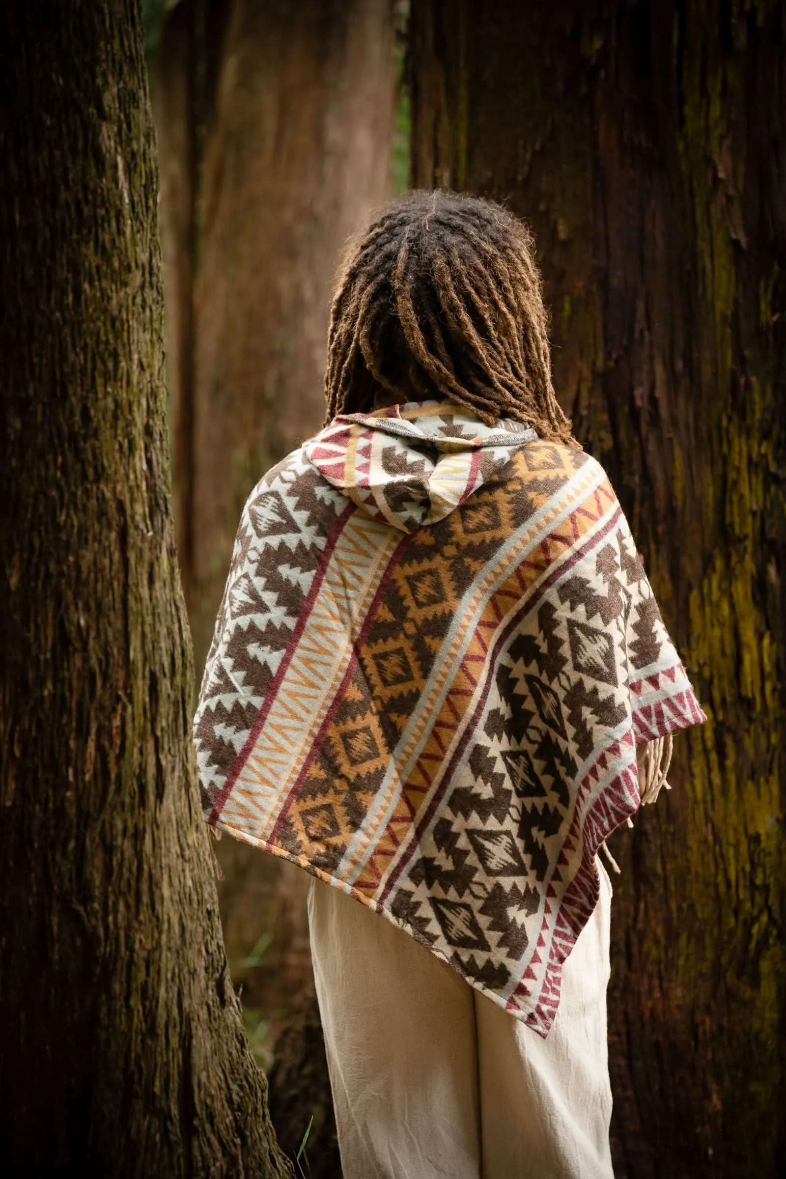 Primal Poncho for Men - Brown