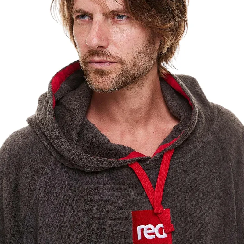 Red Original RM Luxury Towelling Change Robe - Grey