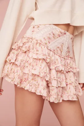 Robeina Floral Mini Skirt