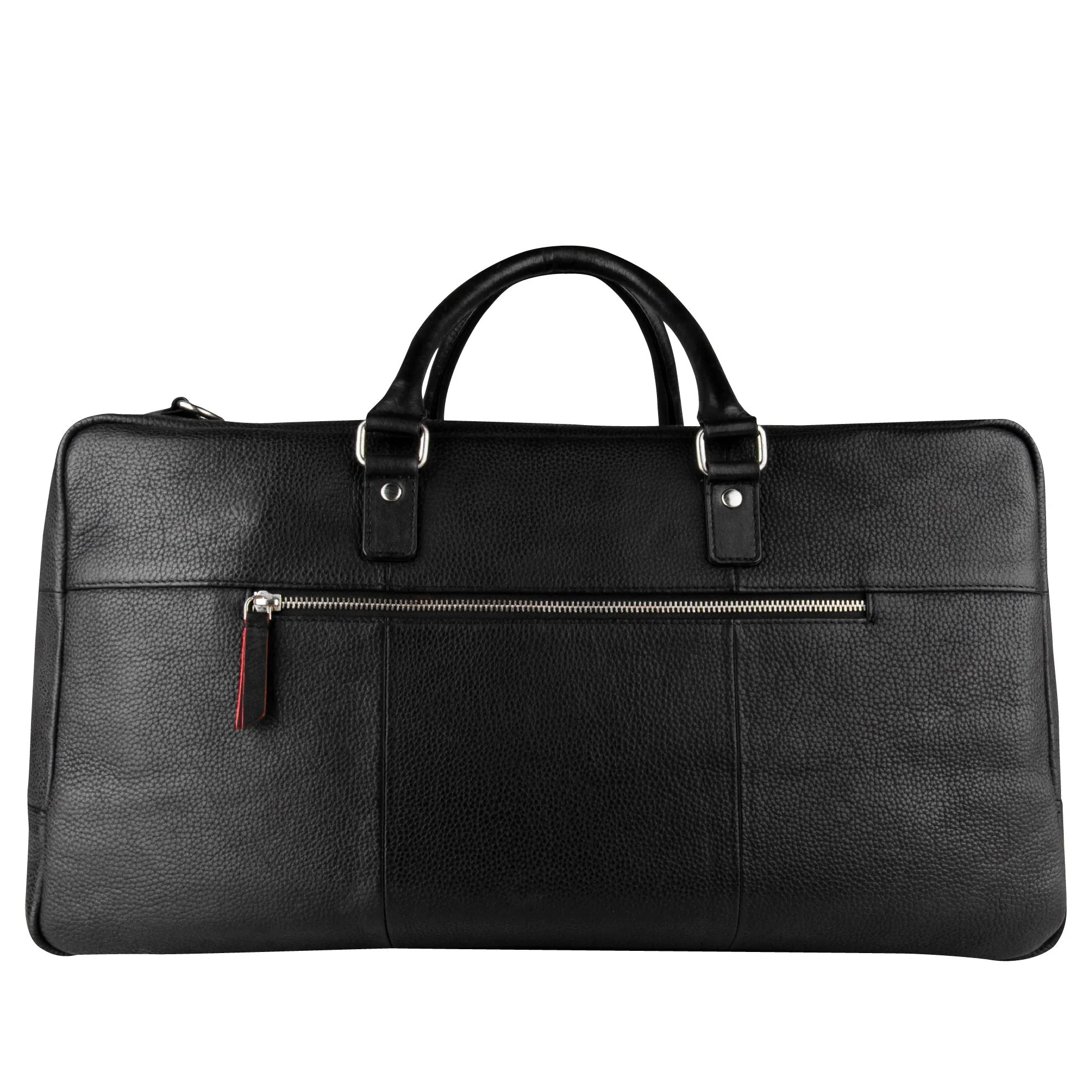 ROUGER Luxury Weekender Leather Bag - ARDB1002BK