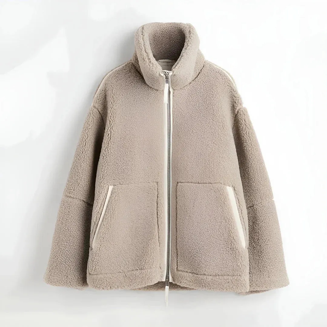 Sammie - Lux Teddy Zip Jacket