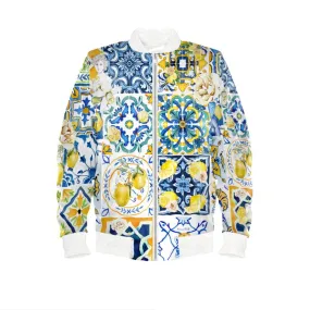 Sapori d'Amalfi B&B Men's Satin Bomber Jacket