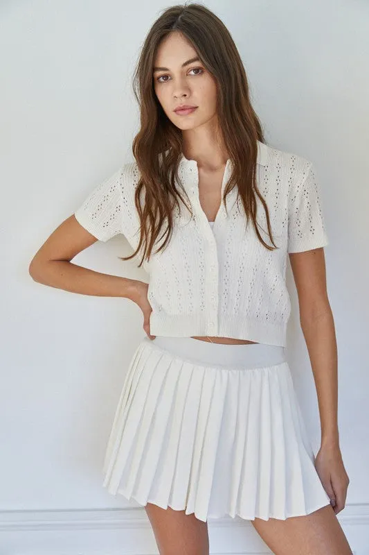 Sasha Pleated Tennis Skirt