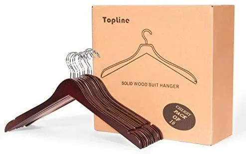 Shirt Hangers with Curved Notches