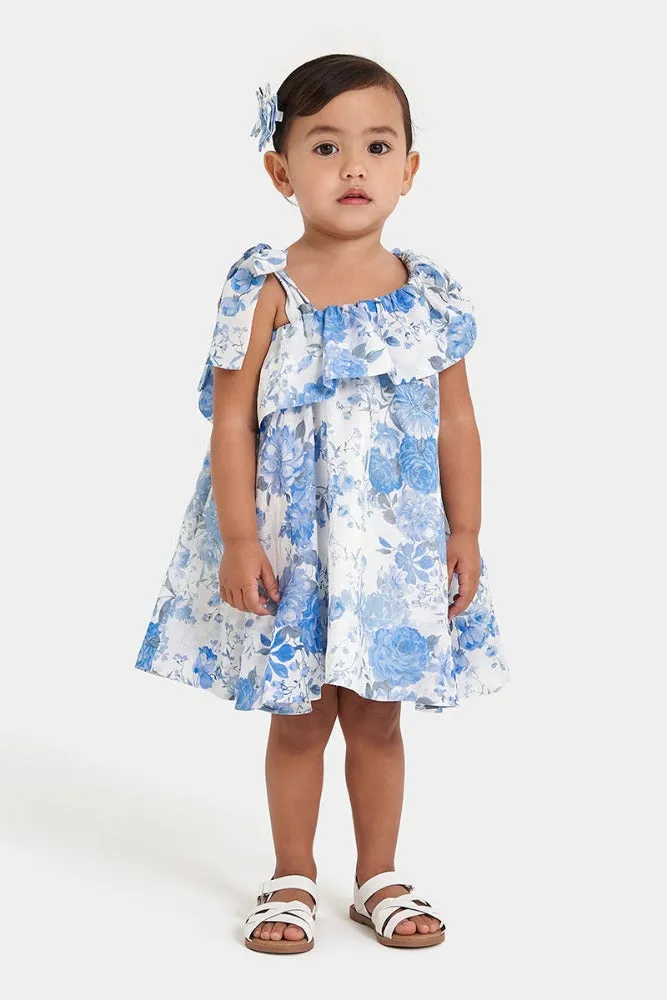 Sofia The Label Ava Dress Sky Blue Floral