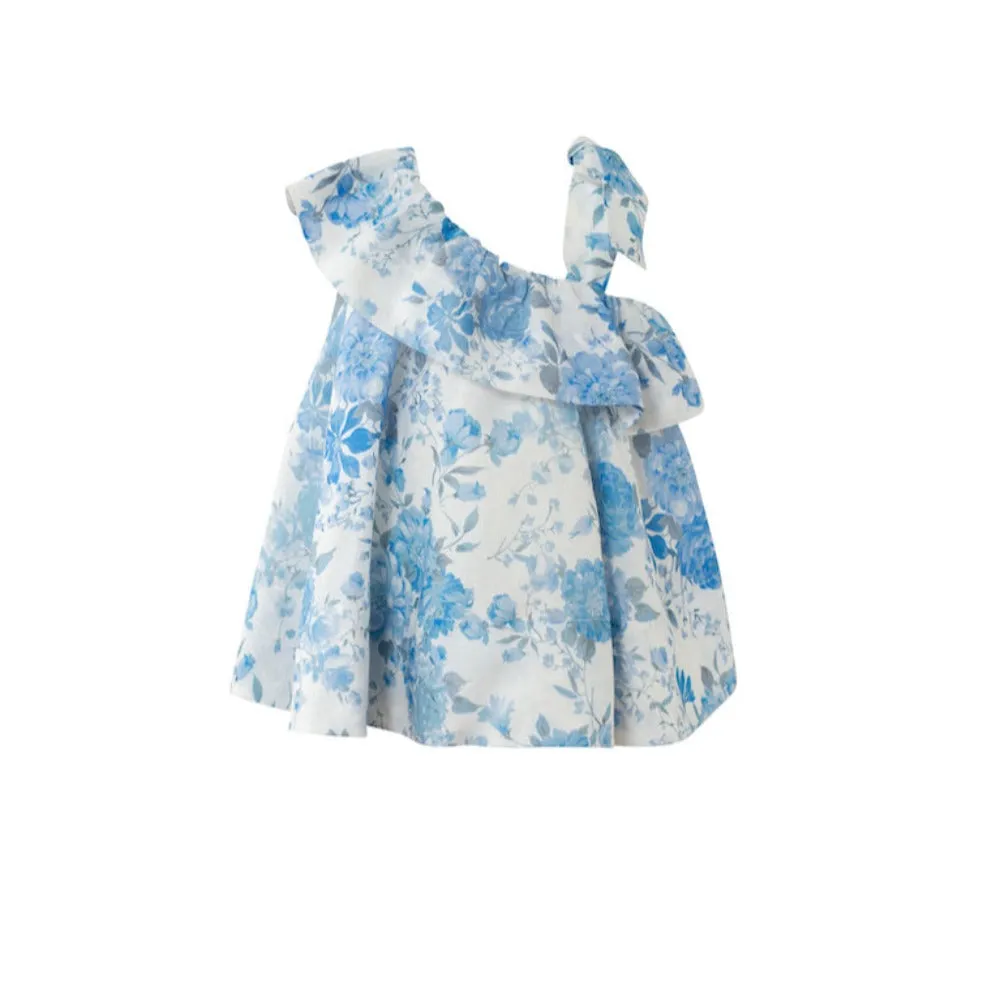 Sofia The Label Ava Dress Sky Blue Floral