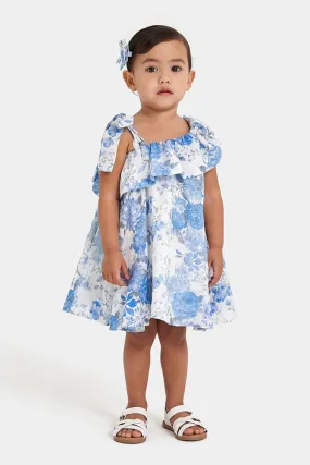 Sofia The Label Ava Dress Sky Blue Floral